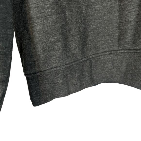 Orvis Gray 1/4 Zip Cotton Blend Long Sleeve Mock Neck Knit Sweater Men Sz M - Picture 4 of 8